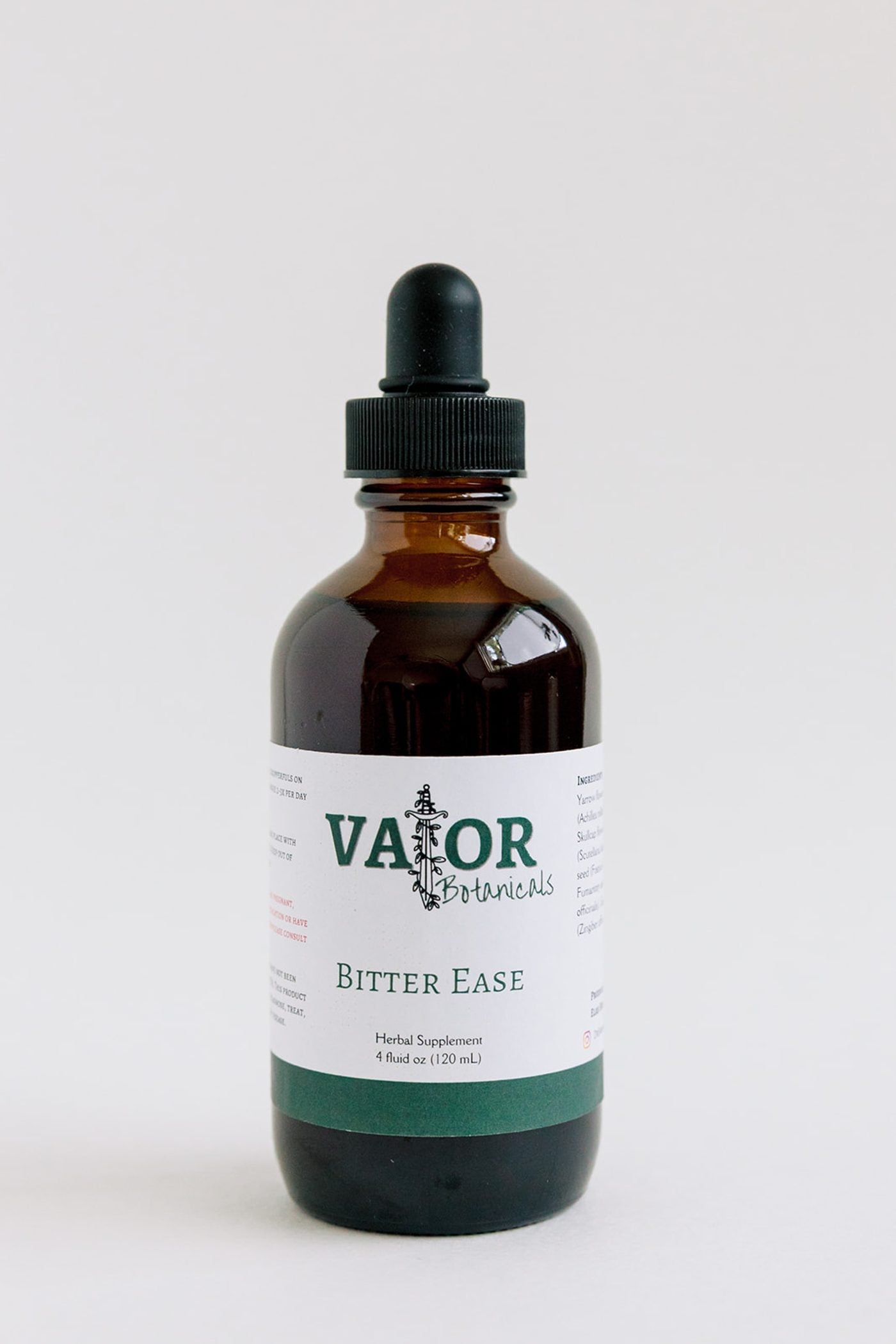 Bitter Ease tincture bottle